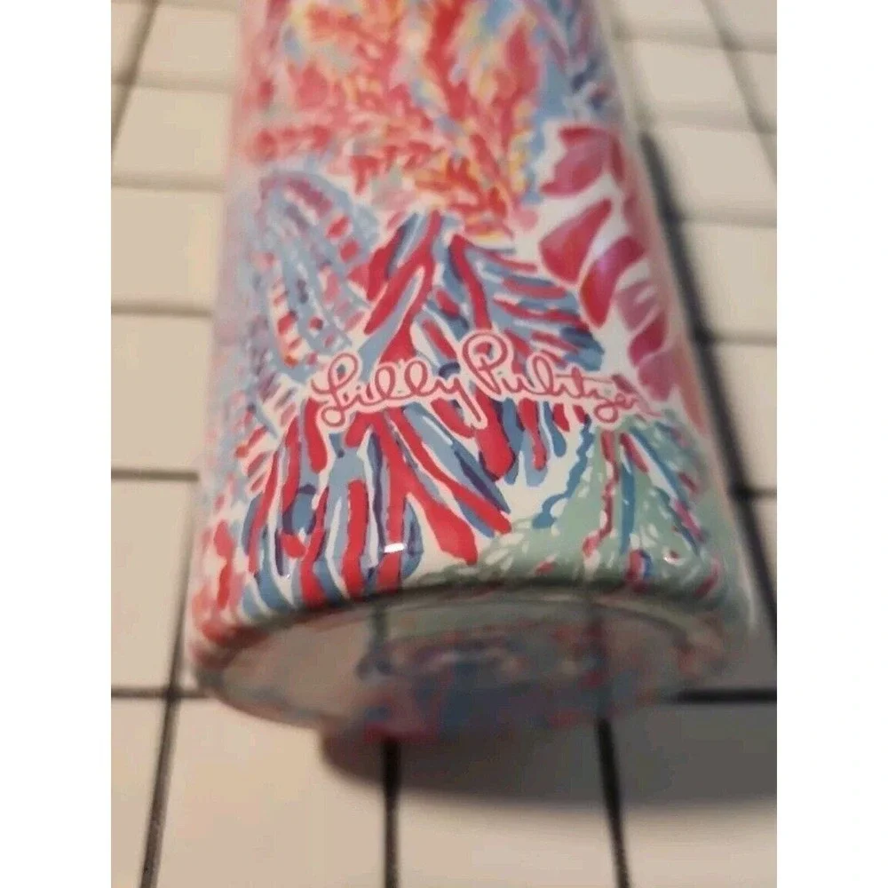 Lilly Pulitzer Stainless Steel Slim‎ Tumbler - Splashdance